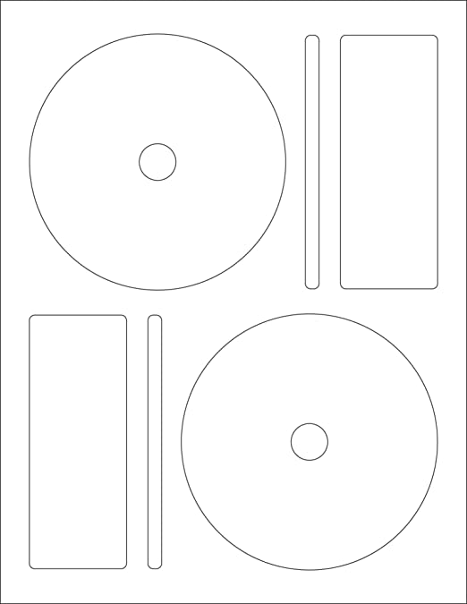 memorex cd label refills