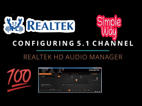 gigabyte realtek hd audio manager playing music
